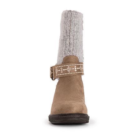 MUK LUKS Arya Alice Womens Ankle Boots Grey Product Image