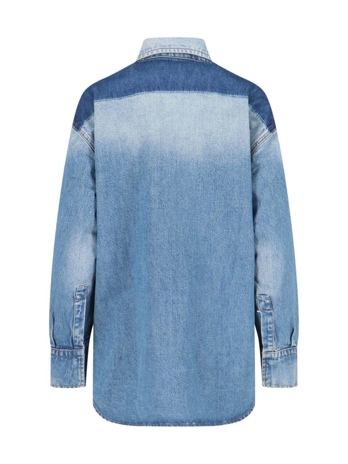 Oversize Denim Shirt Product Image