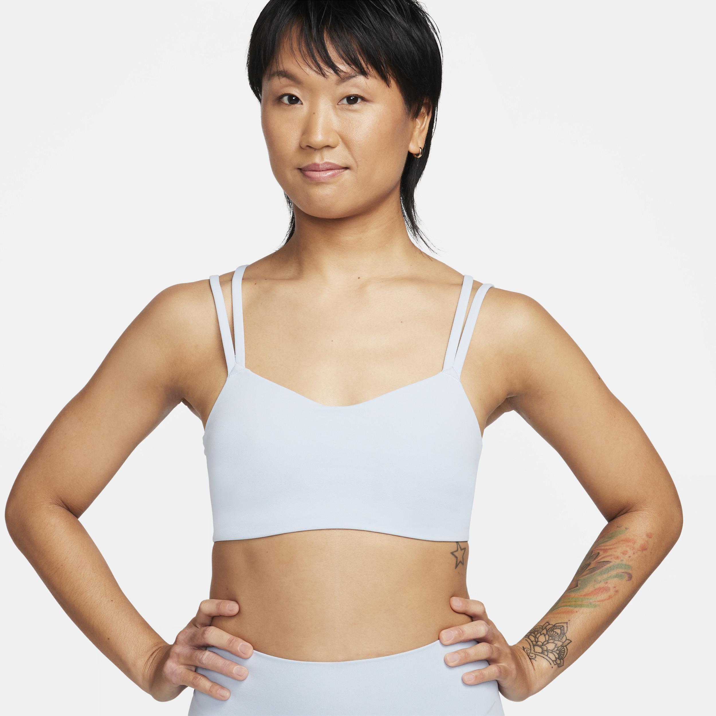 Nike Womens Zenvy Strappy Light-Support Padded Sports Bra Product Image