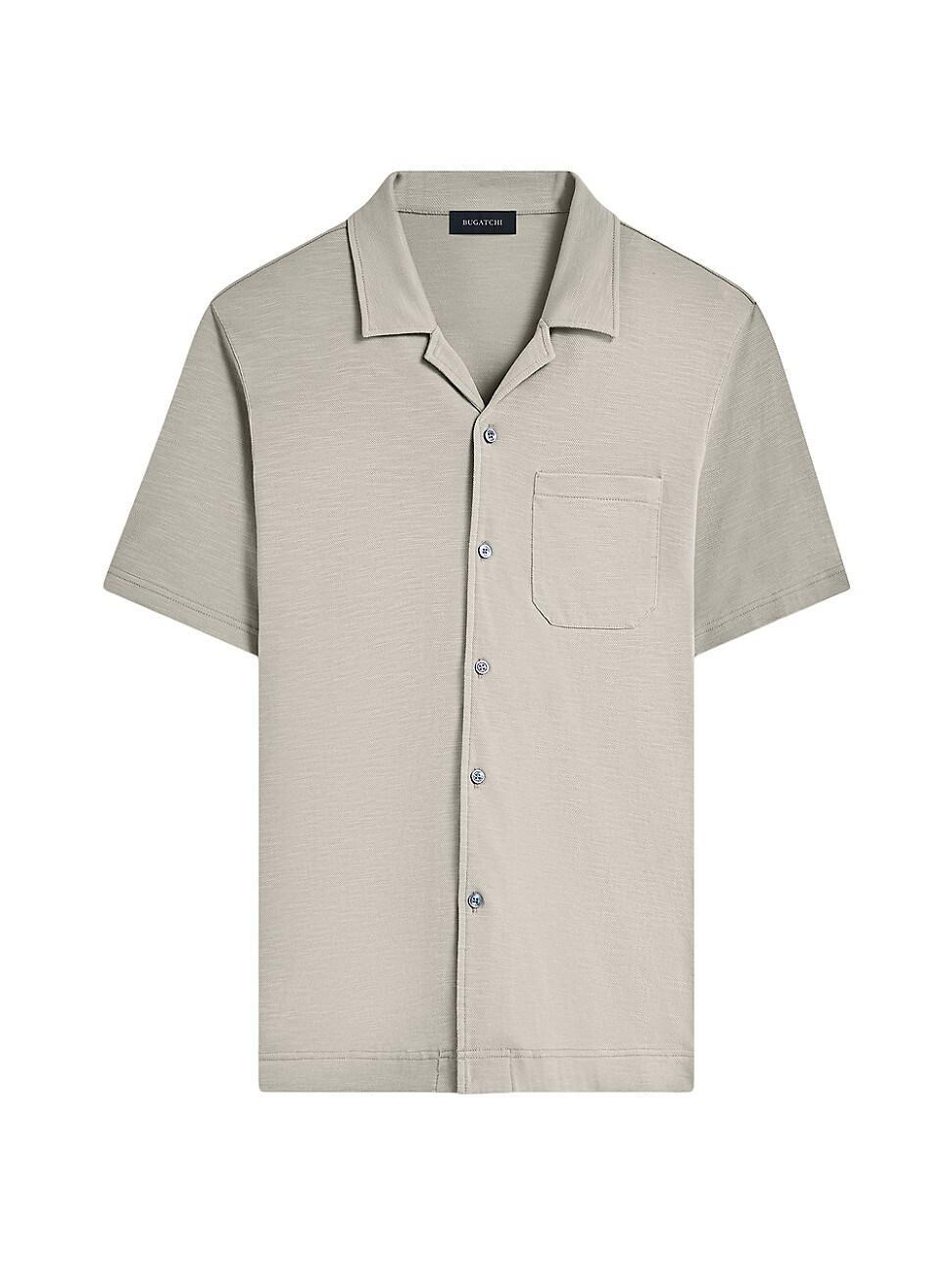 Mens Cotton-Blend Camp Shirt Product Image