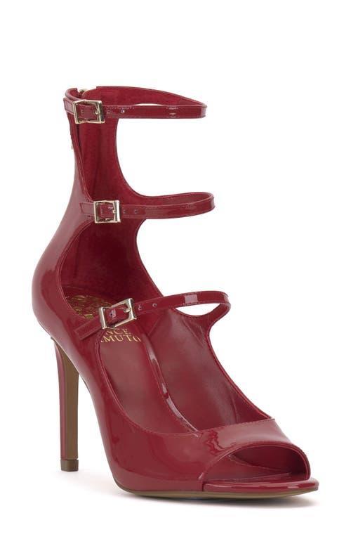 Vince Camuto Anika Buckle Strap Open Toe Pump Product Image