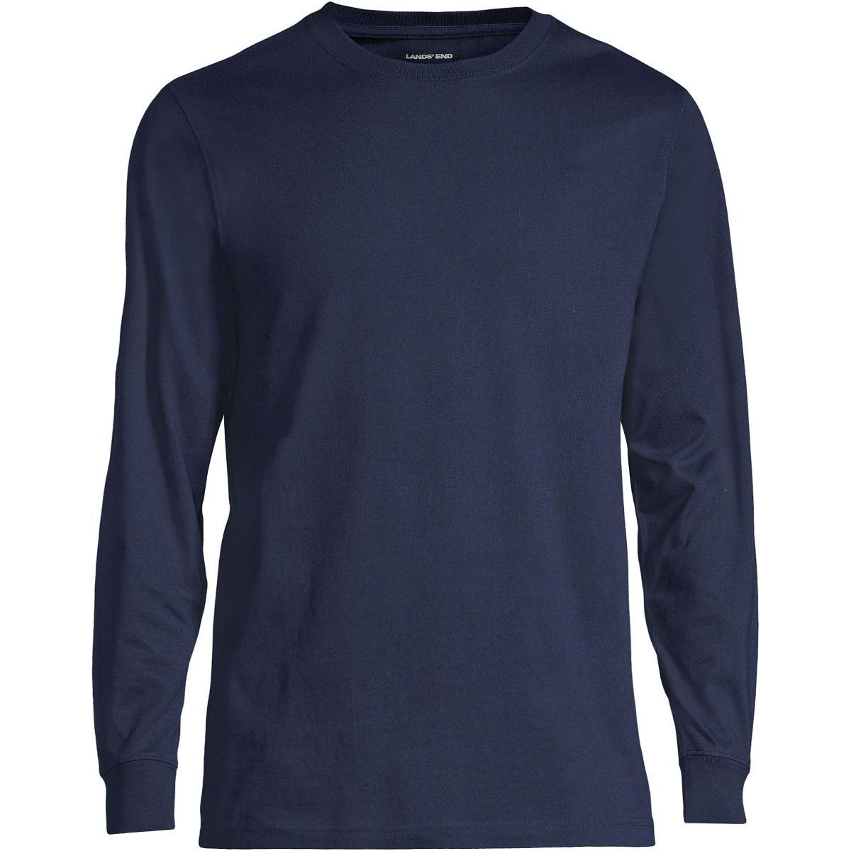 Mens Lands End Super-T Long Sleeve T-Shirt Product Image