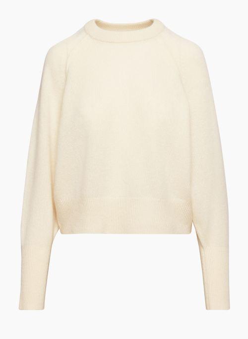 luxe cashmere crew sweater Product Image