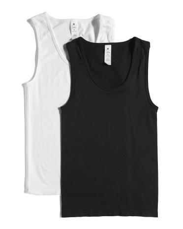 2Pk Seamless Giovanna Fitted Tanks For Women Product Image