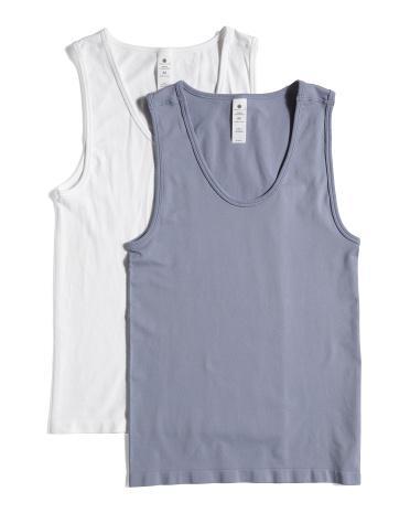 2Pk Seamless Giovanna Fitted Tanks For Women Product Image