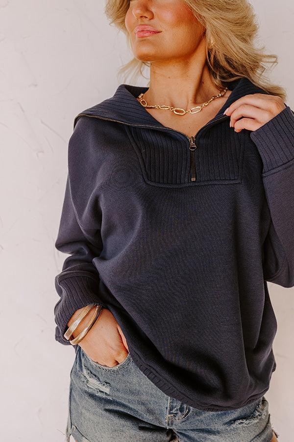 Fresh Breeze Sweatshirt in Navy Product Image