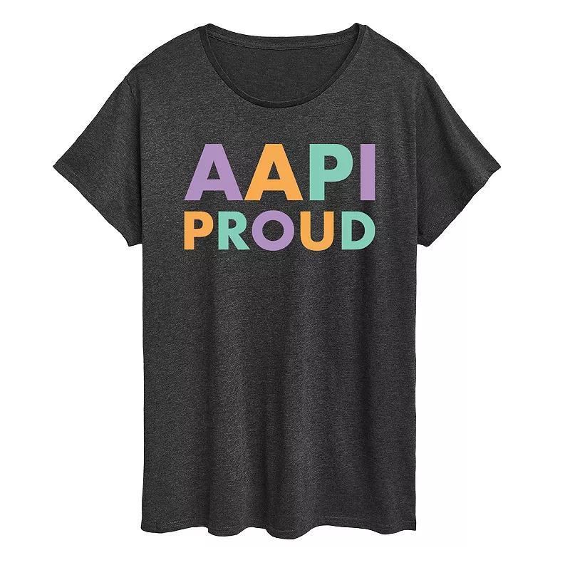 Plus AAPI Proud Graphic Tee, Womens Product Image