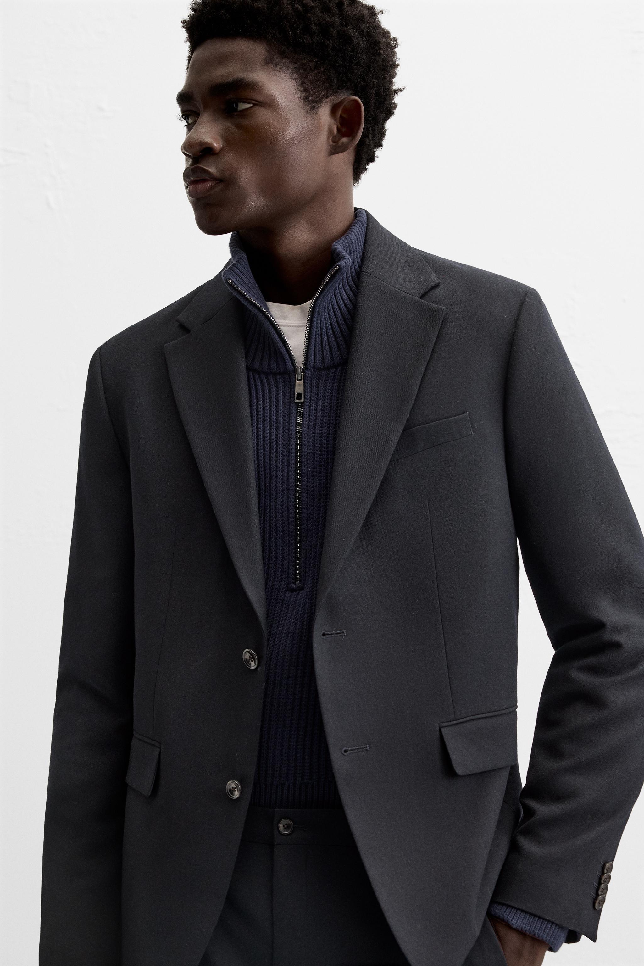 WOOL BLEND SUIT JACKET Product Image