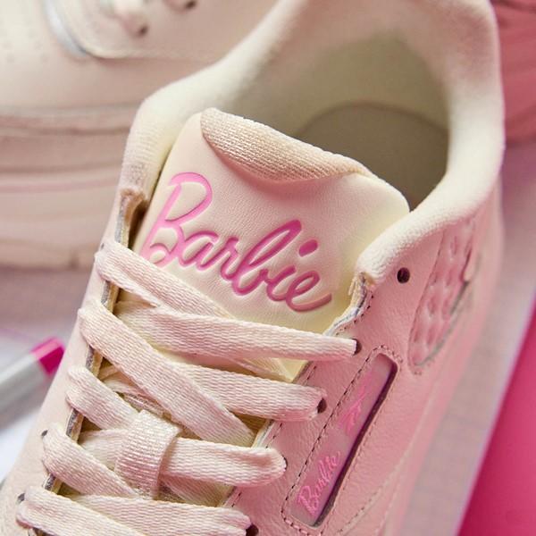 Womens Reebok x Barbie™ Club C Extra Athletic Shoe - Chalk / Pink Product Image