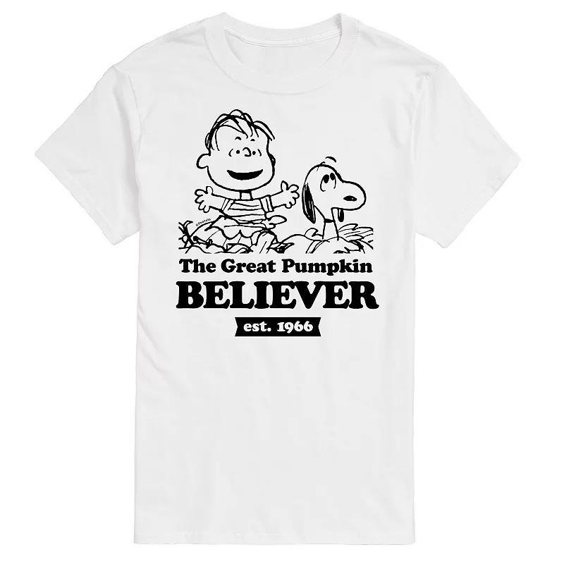 Big & Tall Peanuts Pumpkin Believer Tee, Mens Product Image