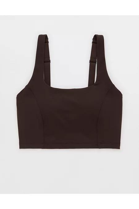 OFFLINE By Aerie The Hugger Square Neck Longline Sports Bra Women's Product Image