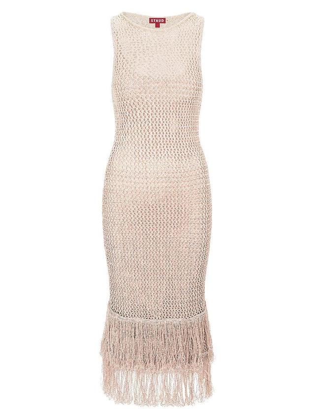 Womens Constanza Sequined Netted Maxi Dress Product Image