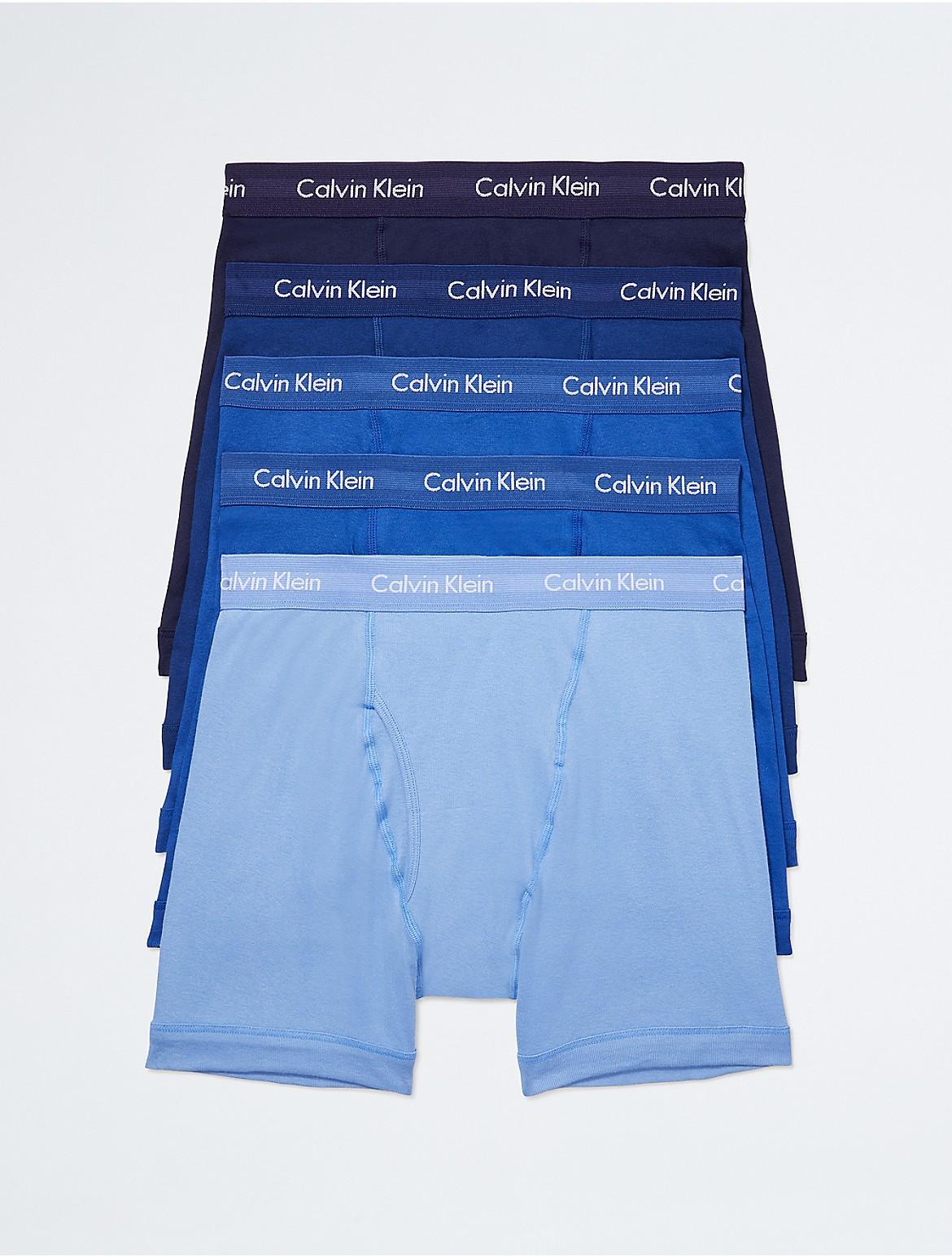 Calvin Klein Mens Cotton Classics 5-Pack Boxer Brief - Black - S Product Image