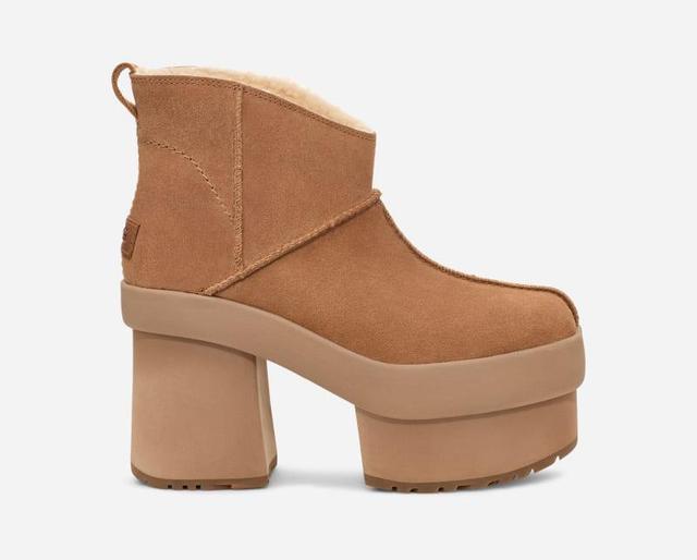 UGG Womens New Heights Platform Mini Sheepskin Boots Product Image