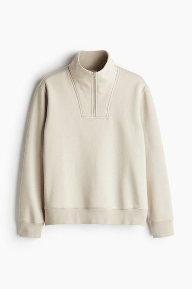 Regular Fit Half-Zip Sweatshirt Product Image