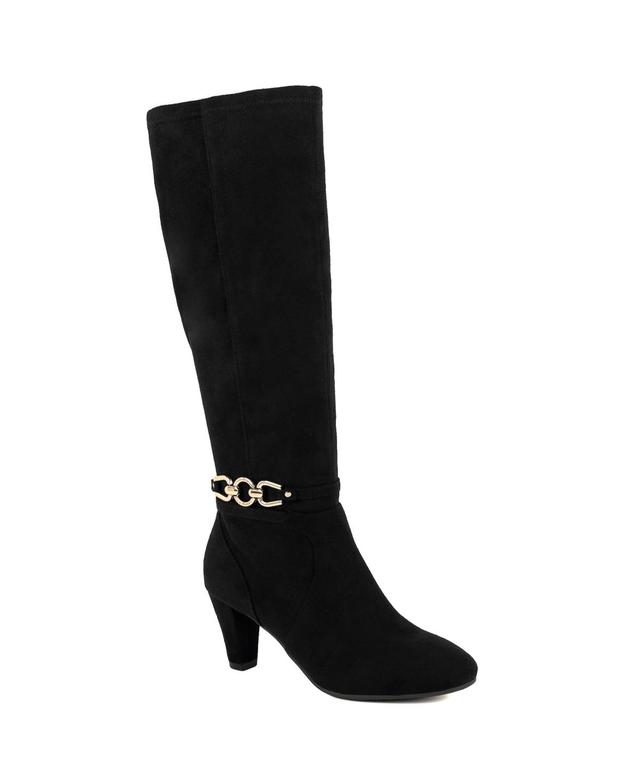 Jones New York Womens Helio Ornamented Knee-High Dress Boots Product Image