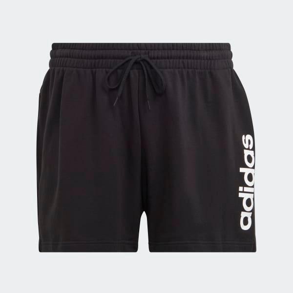 Essentials Linear French Terry Shorts (Plus Size) Product Image