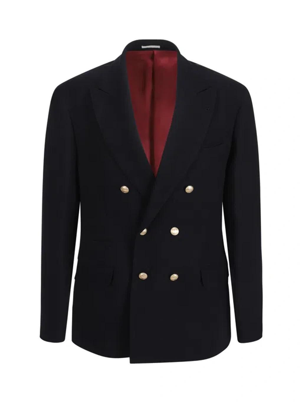 Blazer Jacket In Navy Product Image