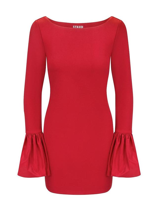 Womens Hawthorne Bell-Sleeve Minidress Product Image