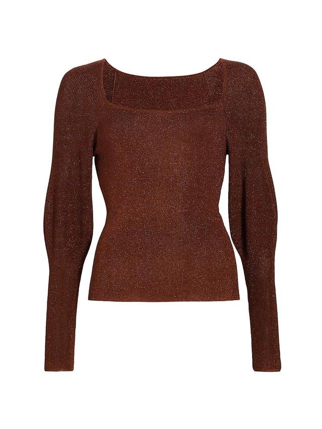 Womens Wren Puff-Sleeve Sweater Product Image