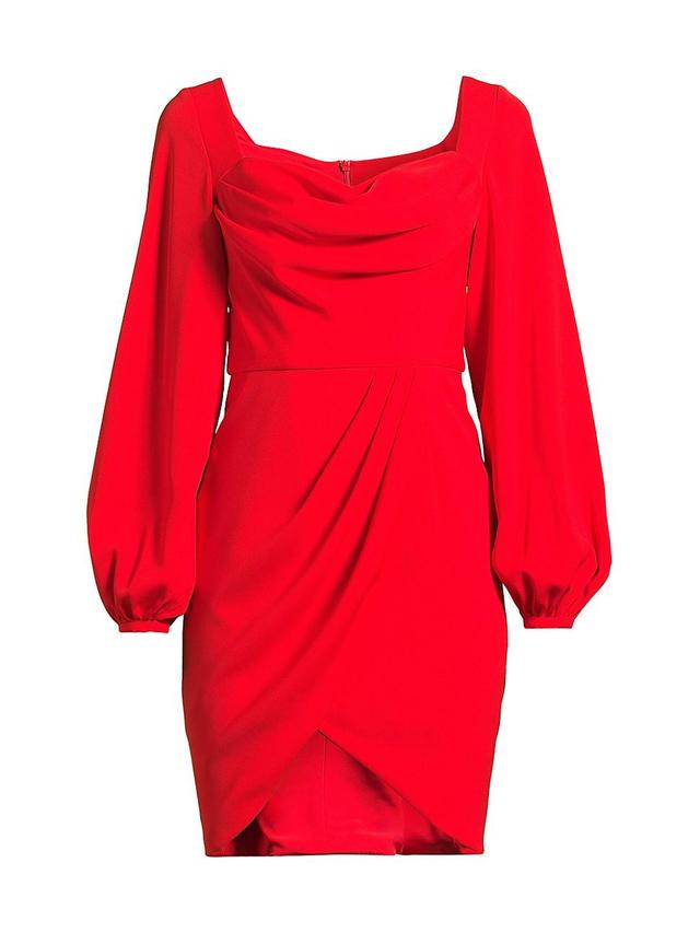 Womens Tonja Draped Knee-Length Dress Product Image