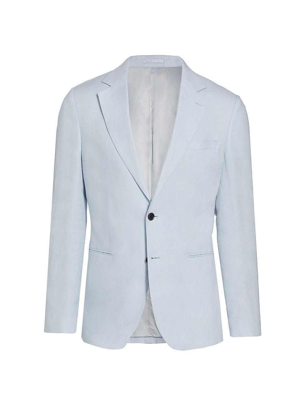 Mens Kin B Linen Two-Button Blazer Product Image