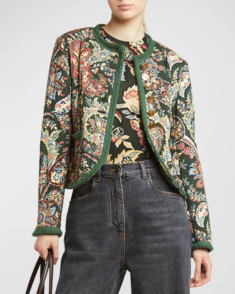 Blossom Paisley Quilted Jacket Product Image