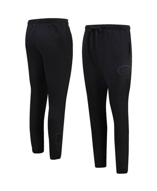 Mens Pro Standard Black San Francisco 49ers Neutral Fleece Sweatpants Product Image