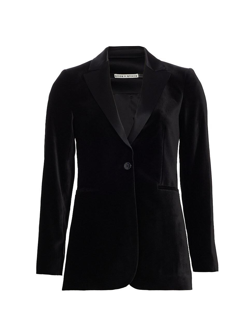 Womens Breann Velvet Jacket Product Image