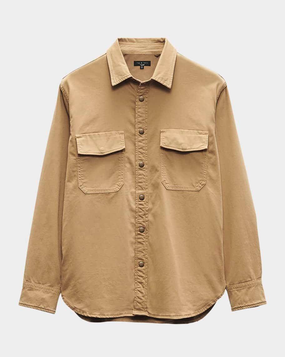 Men's Cotton Snap-Front Shirt Product Image