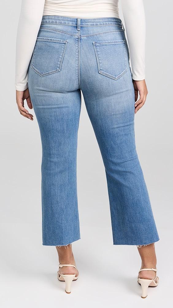 L'AGENCE Kendra High Rise Crop Flare Jeans | Shopbop Product Image