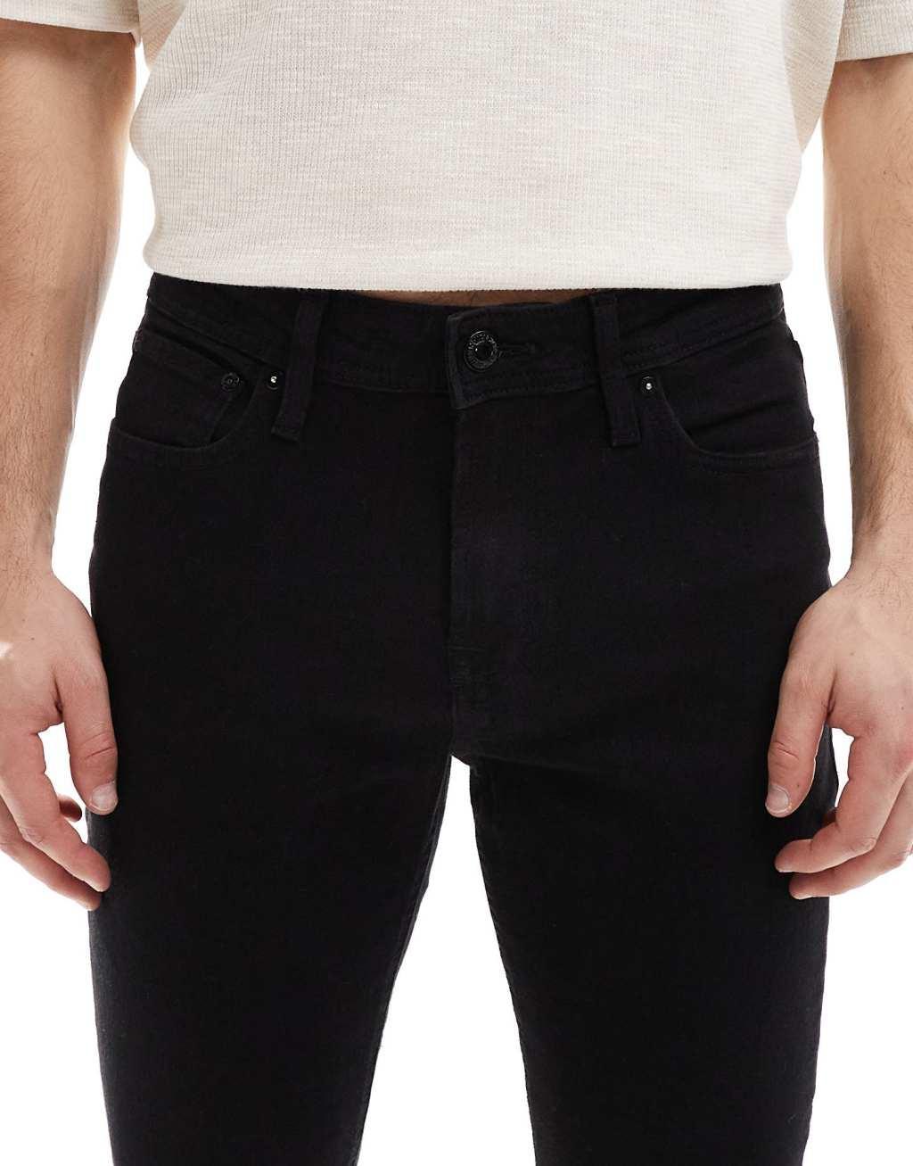 Jack & Jones Pete slim tapered in black Product Image