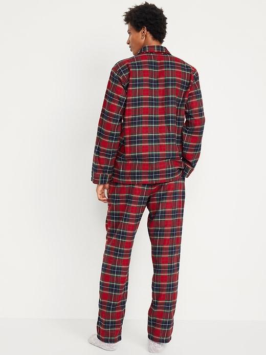 Flannel Pajama Set for Men Product Image