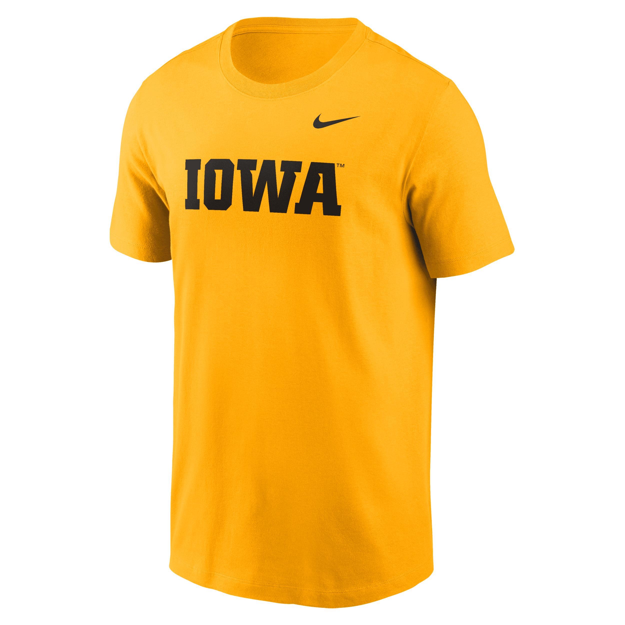 Iowa Hawkeyes Primetime Wordmark Nike Mens College T-Shirt Product Image