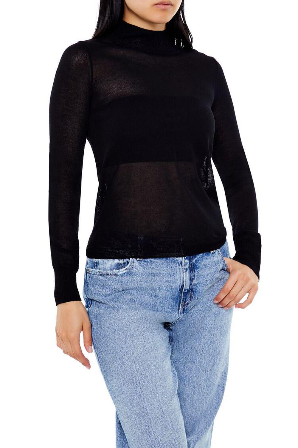 Fitted Mock Neck Sweater | Forever 21 Product Image