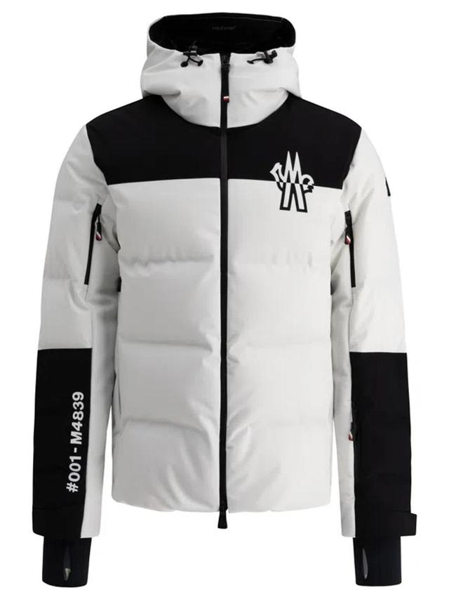 MONCLER Black & White Curtis Down Jacket Product Image