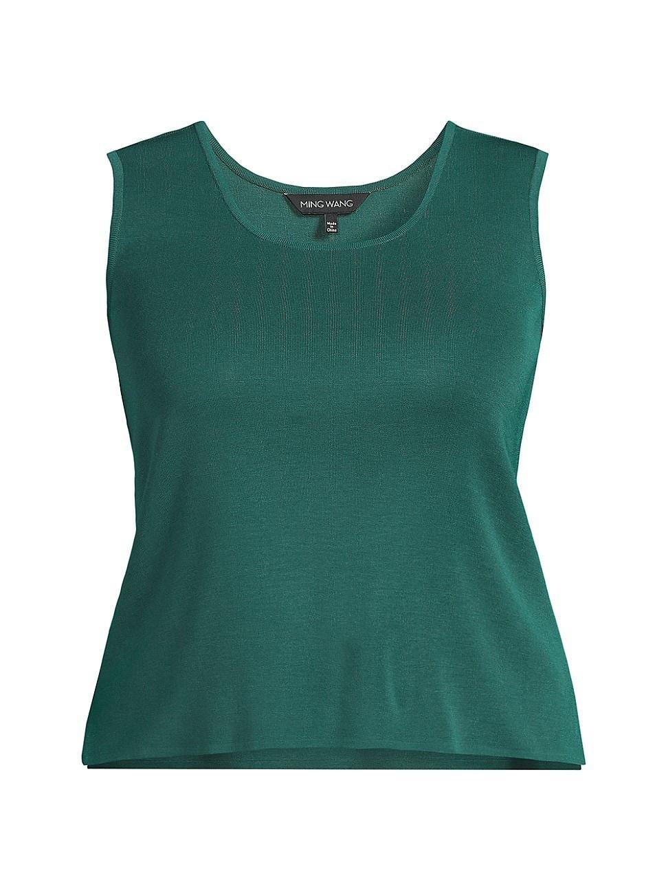 Womens Plus Jersey Scoopneck Tank Product Image