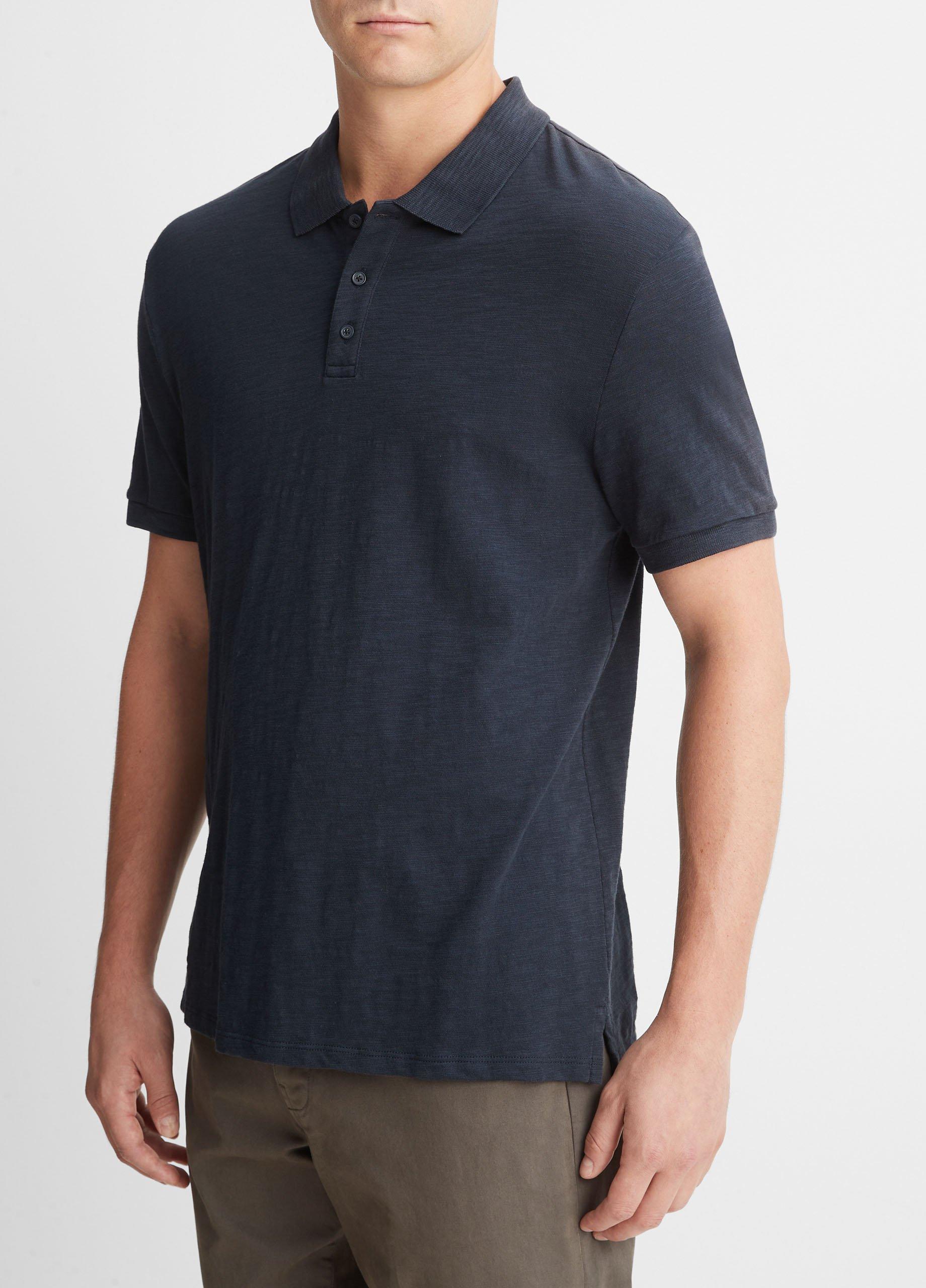 Classic Slub Polo Shirt Product Image