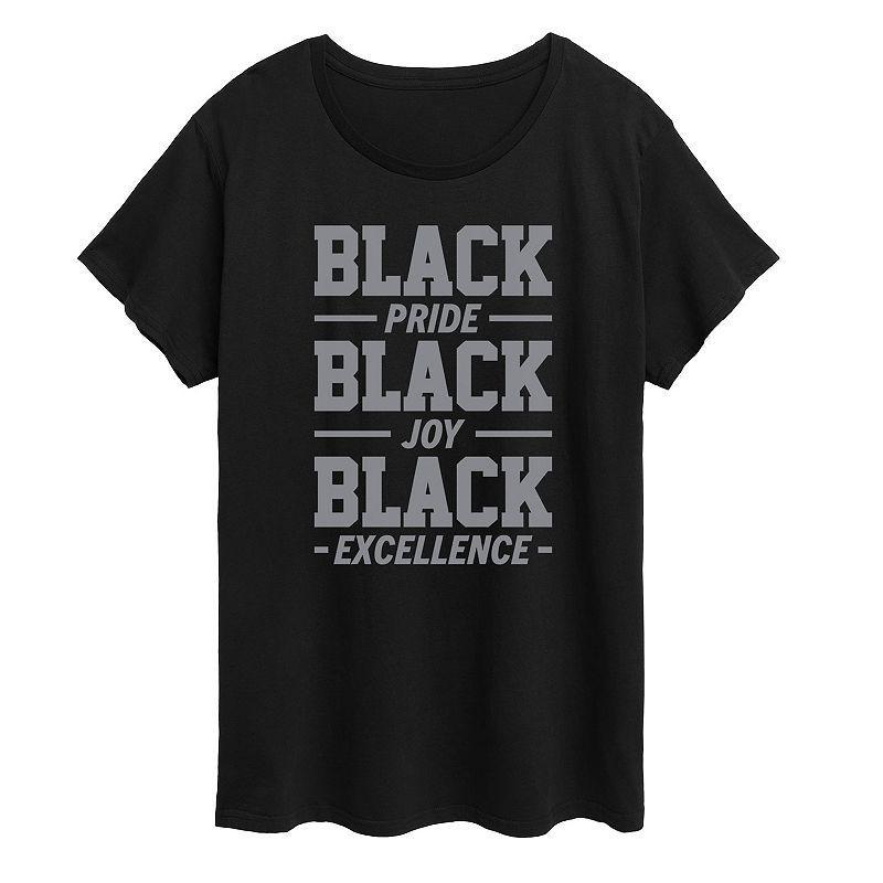 Plus Pride Joy Excellence Graphic Tee, Womens Product Image