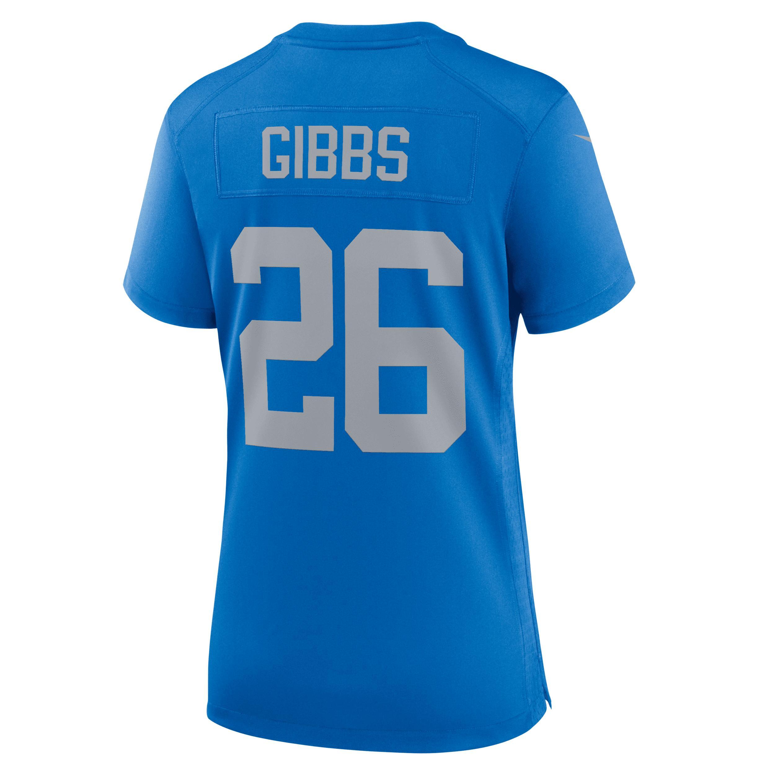 Jahmyr Gibbs Detroit Lions Nike Women's NFL Game Football Jersey Product Image