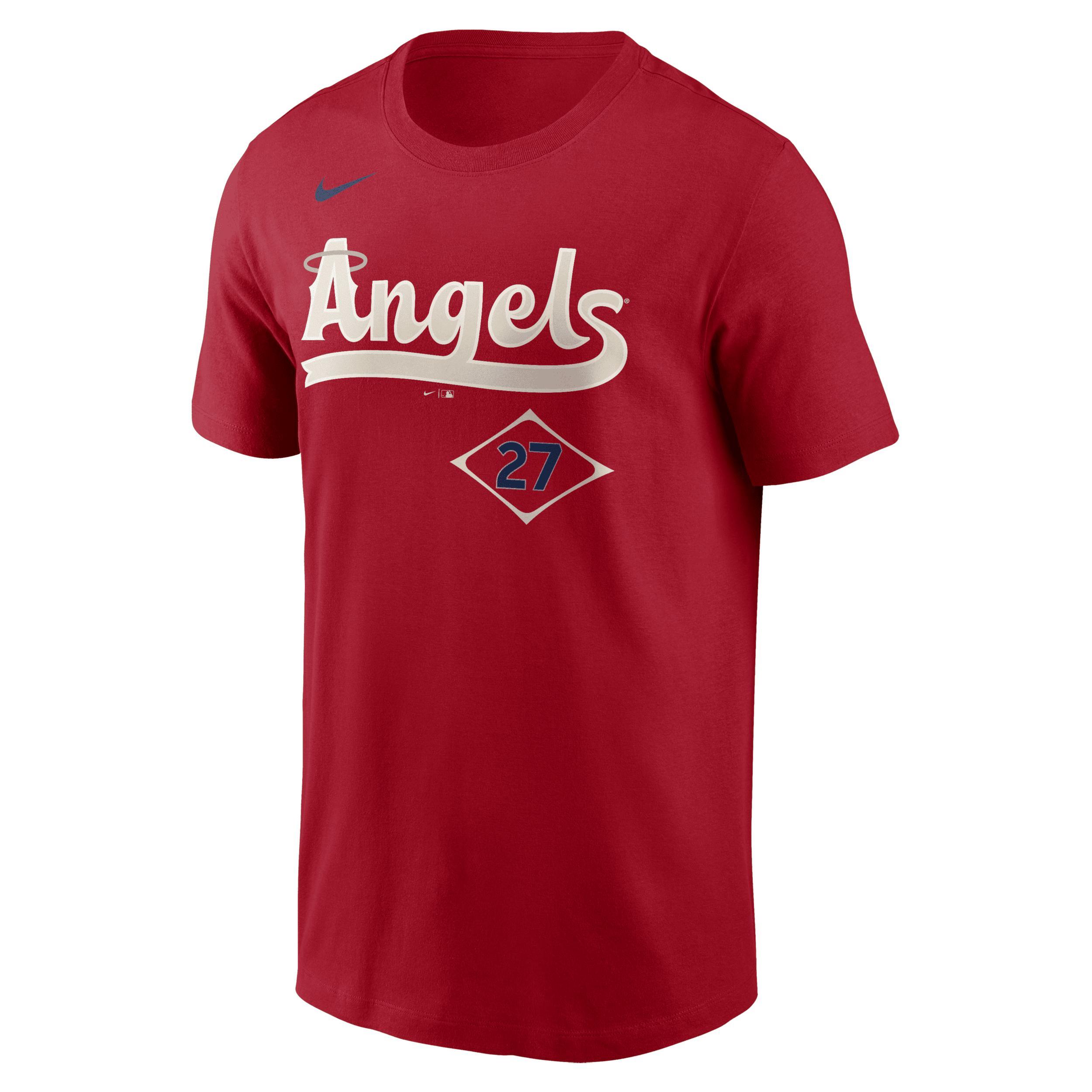 Nike Men's MLB Los Angeles Angels City Connect (Mike Trout) T-Shirt Product Image