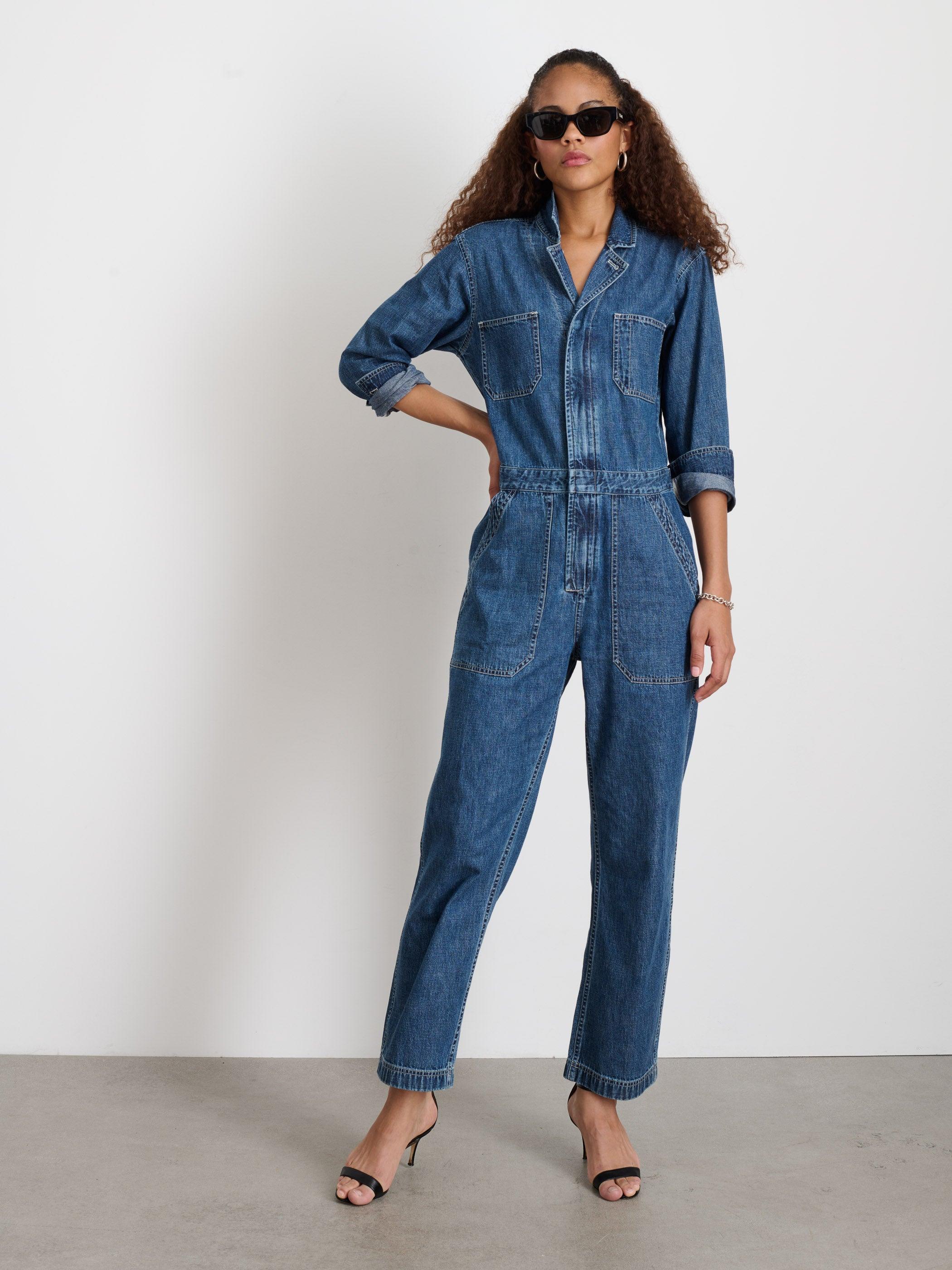 Shoreditch Jumpsuit In Denim Female Product Image