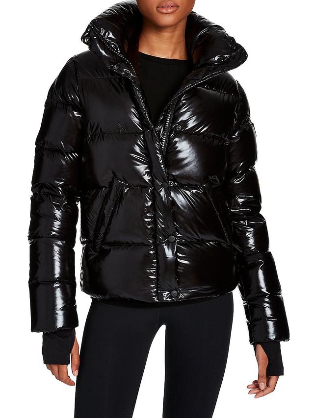 Womens Isabel Glossy Down Puffer Jacket Product Image