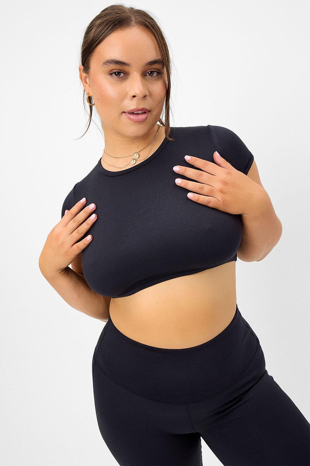 Zippy Crop Top - Black Product Image