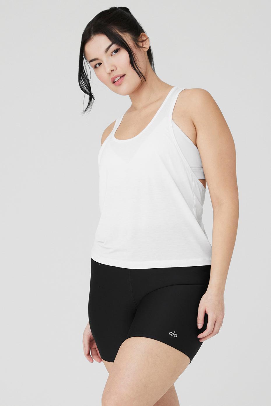 All Day Tank - White Female Product Image