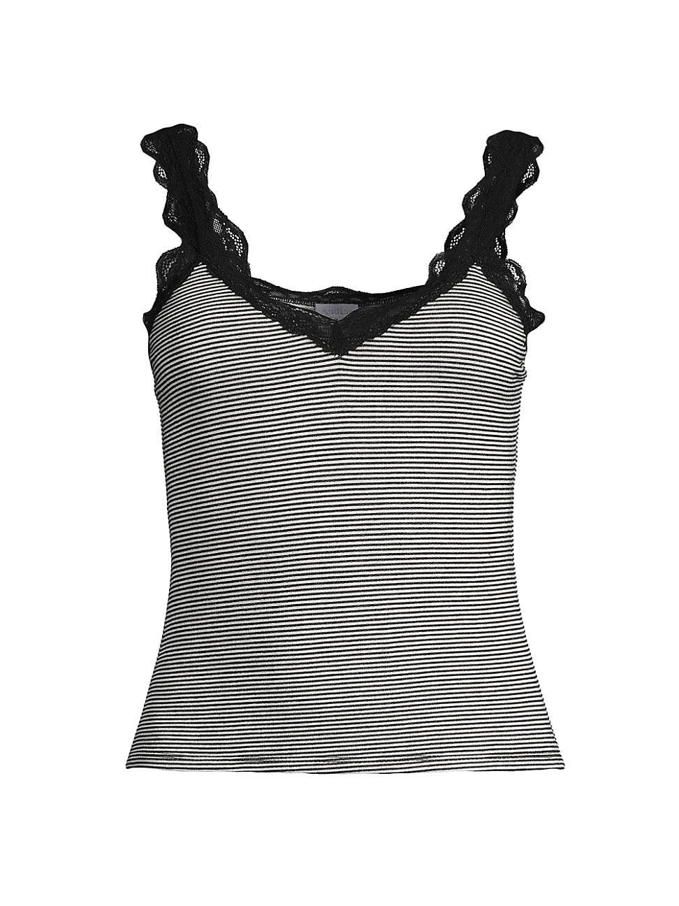 Womens Positano Stripe Mariela Lace Tank Product Image