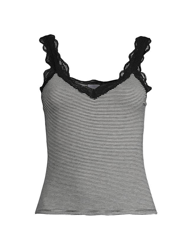 Womens Positano Stripe Mariela Lace Tank Product Image