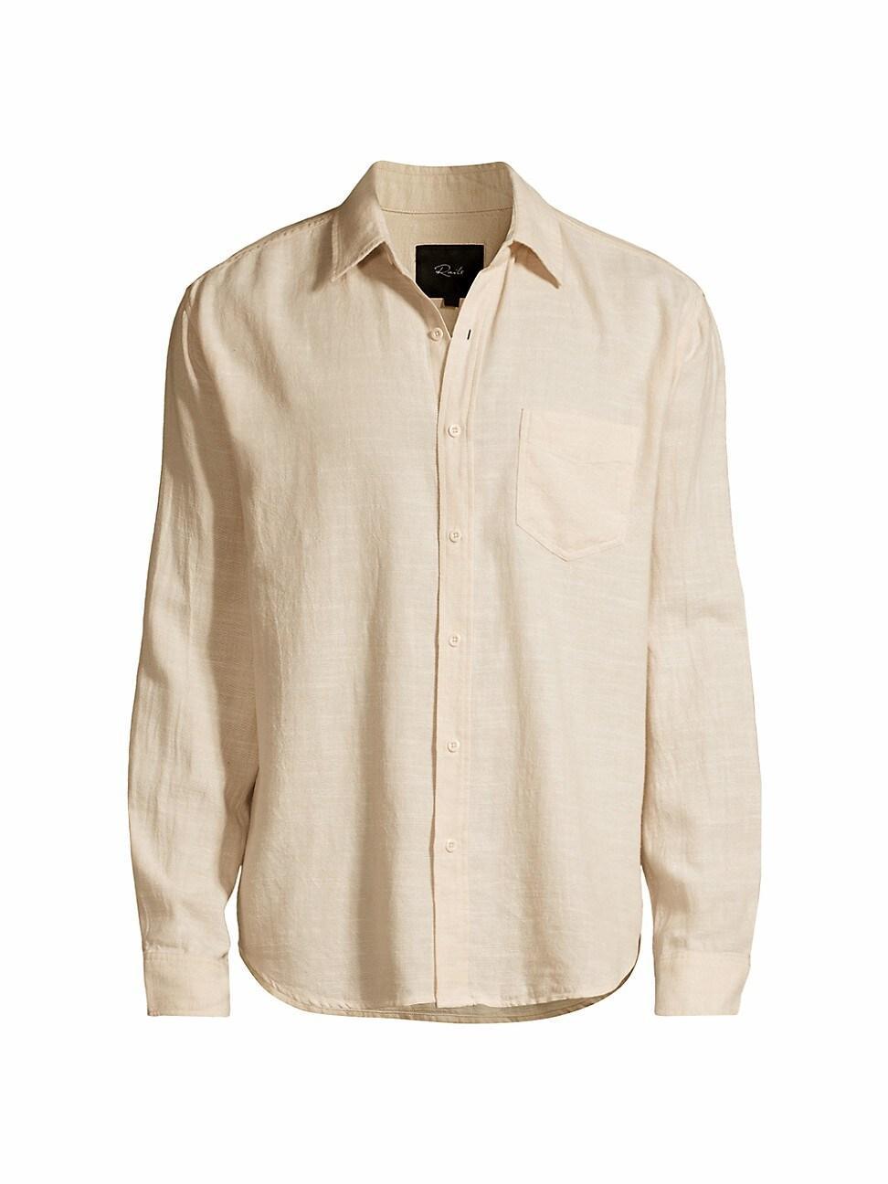 Rails Wyatt Relaxed Fit Solid Button-Up Shirt Product Image