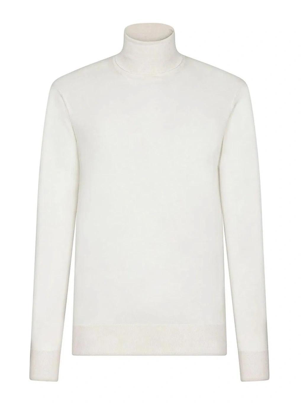 Turtle Neck Pullover In Beige Product Image