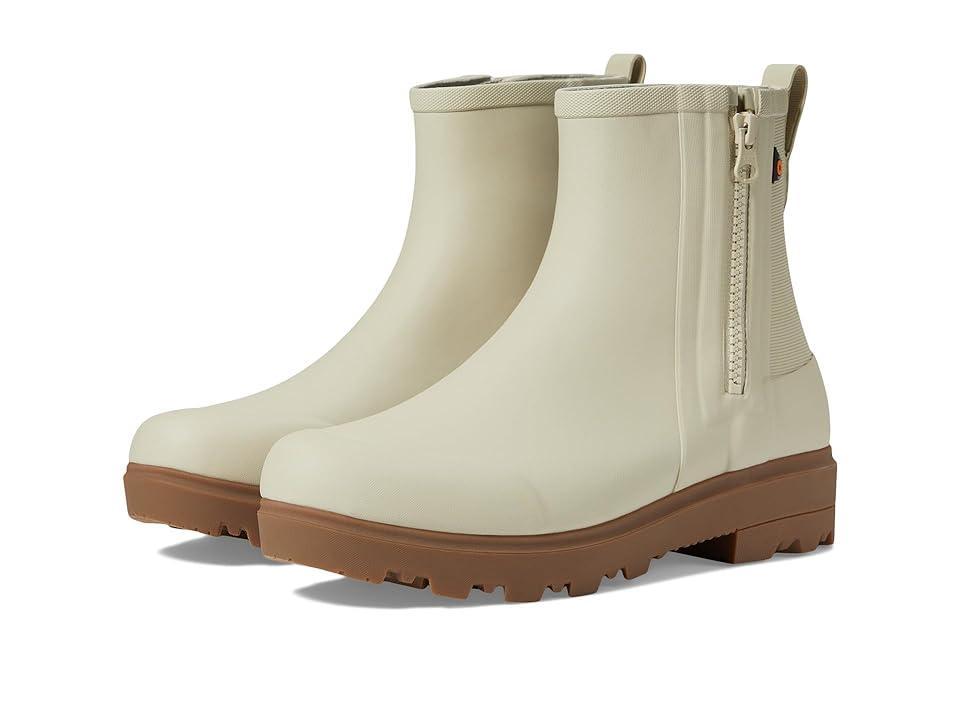 Bogs Holly Rain Zip (Oatmeal) Women's Boots Product Image